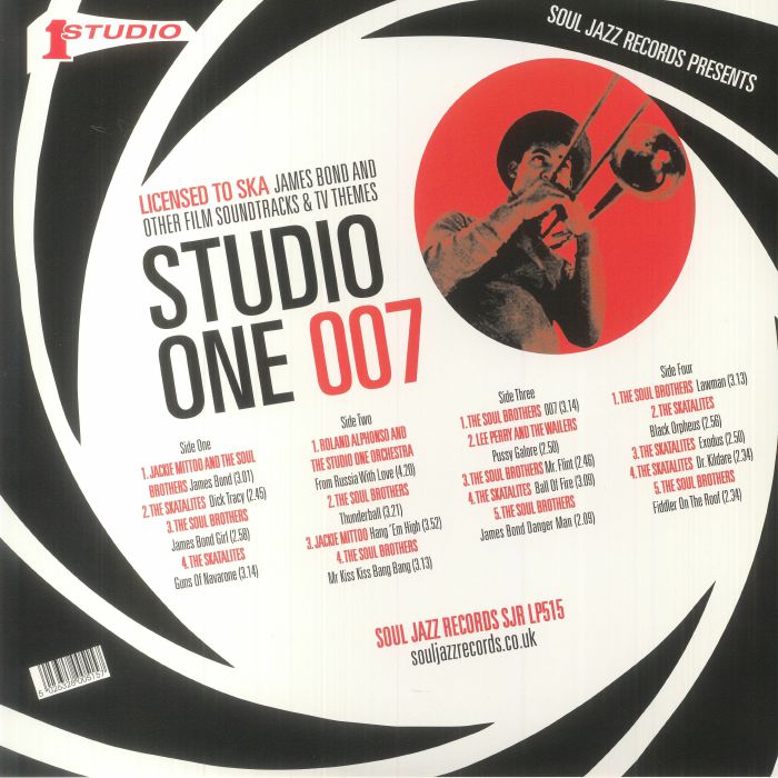 Various : Studio One 007 Licenced To Ska James Bond & Other Film Soundtracks & TV Themes Various : Studio One 007 Licenced To Ska James Bond & Other Film Soundtracks & TV Themes | LP / 33T | Oldies / Classics