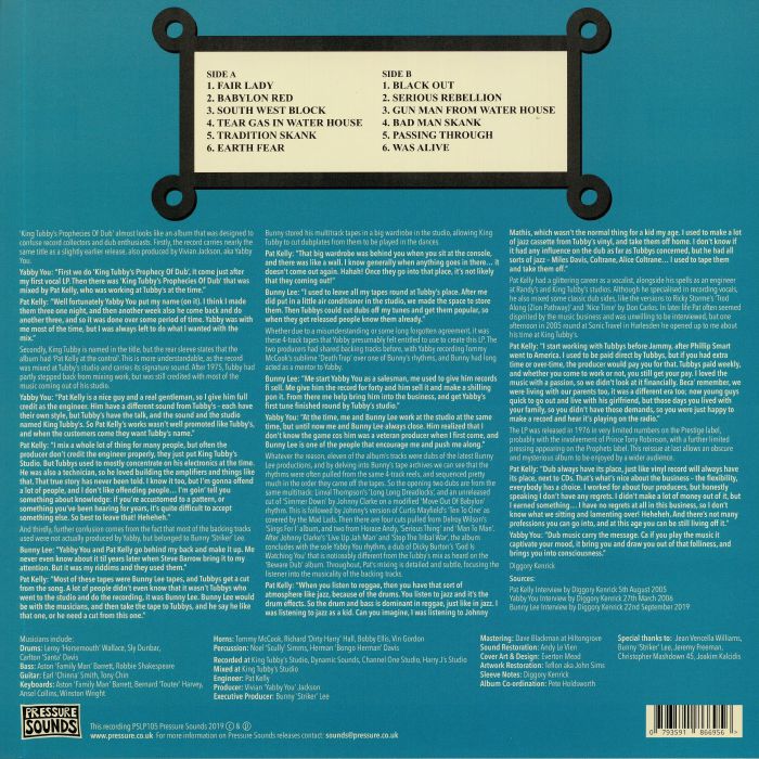 The Prophets : Kinhg Tubby's Prophecies Of Dub The Prophets : Kinhg Tubby's Prophecies Of Dub | LP / 33T | Oldies / Classics
