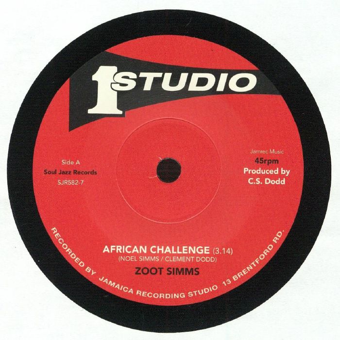 Zoot Simms : African Challenge | Single / 7inch / 45T  |  Oldies / Classics